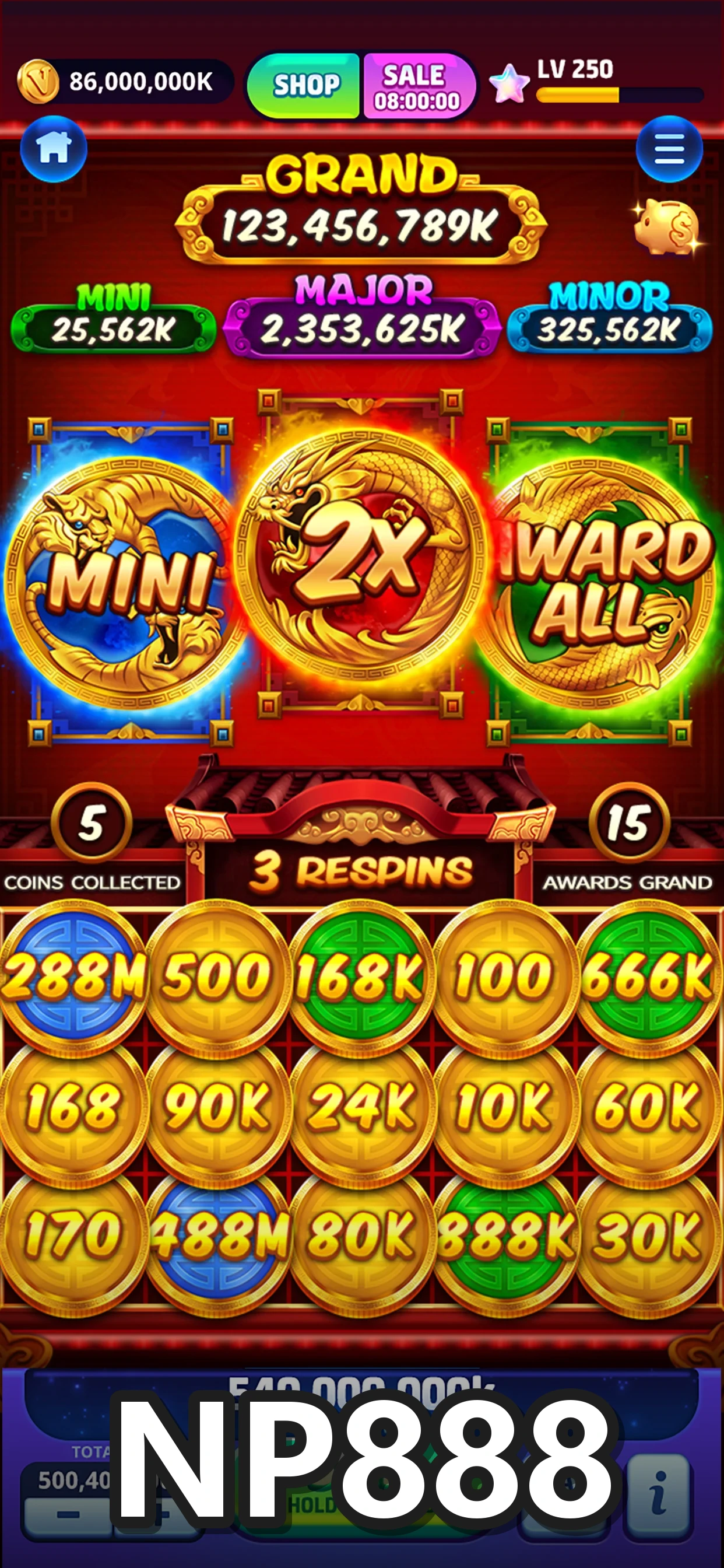 NP888 screenshot